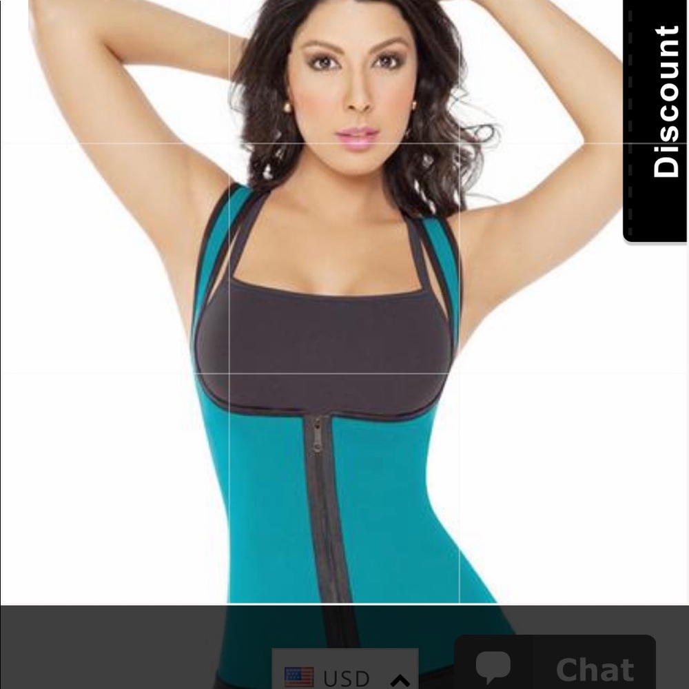 Reversible Zip Neoprene Body and Waist Shape Vest